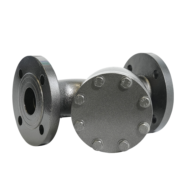 PN16 DN50/DN80 Strainer Iarann ​​Ductile Y-Type