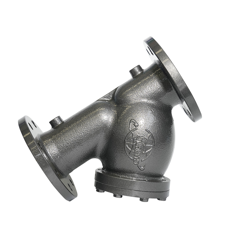 PN16 DN50/DN80 Strainer Iarann ​​Ductile Y-Type