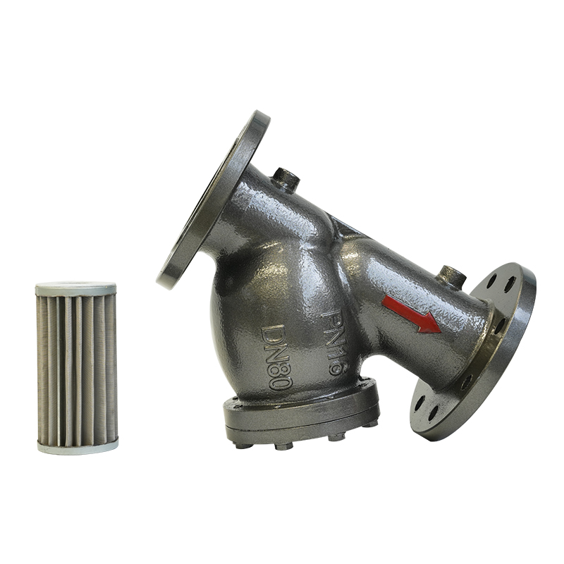 PN16 DN50/DN80 Strainer Iarann ​​Ductile Y-Type